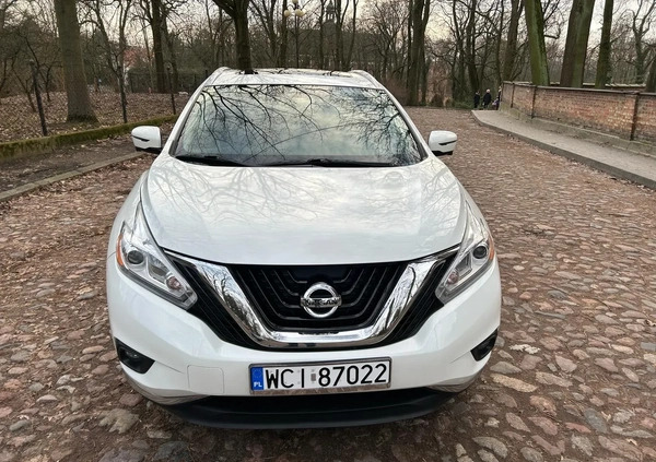 Nissan Murano cena 76500 przebieg: 115000, rok produkcji 2016 z Ciechanów małe 172